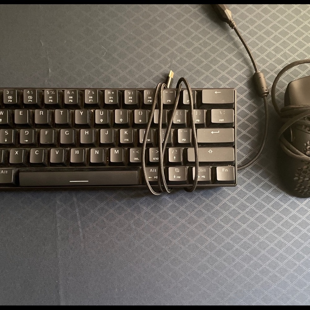 Mechanical Keyboard and Honey Comb Mouse